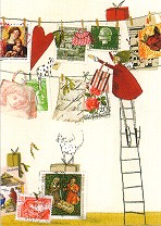 Postkarte Briefmarken (R*)