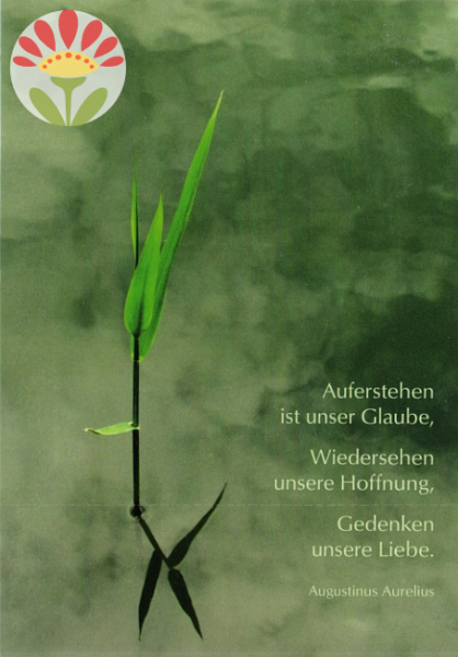 Trauerkarte Auferstehen