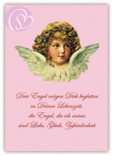 Postkarte Drei Engel ...