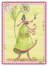 Postkarte Margerite
