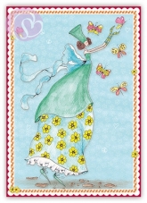 Postkarte Schmetterlinge