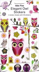 Elegant Owl Stickers