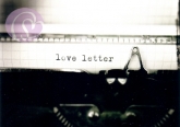 Postkarte Love Letter