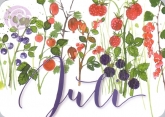 07/ Postkarte Juli, Blumenwiese