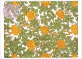 Postkarte William Morris, Rose