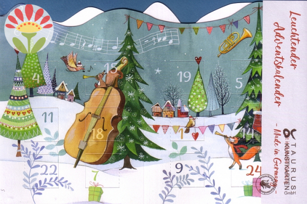 Leuchtender Adventskalender Weihnachtsmusik