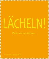 Brillenputztuch Lächeln!