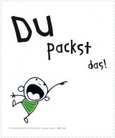 Brillenputztuch Du packst das