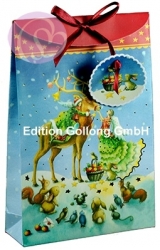 Geschenktüte Engel mit Hirsch