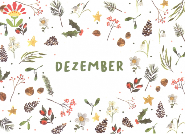 Monatskarte Dezember