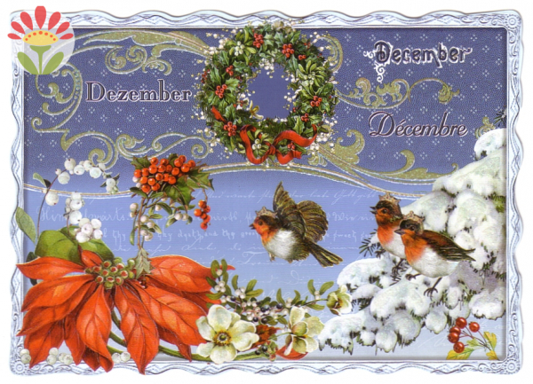12/ Postkarte Dezember