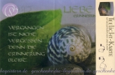 Teelicht-Trauerkarte Liebe