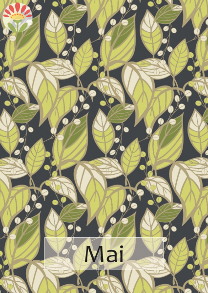 05/ Postkarte Mai, Maiglöckchen