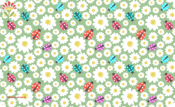 Frühstücksbrettchen Marienkäfer lieben Blumen