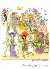 Postkarte Blumenfest