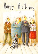 Postkarte Happy Birthday