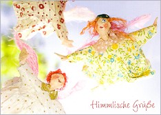 Postkarte Himmlische Grüße