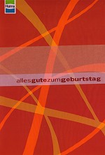Klappkarte Geburtstag, Sixties