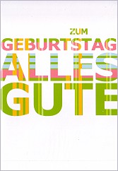Klappkarte Zum Geburtstag