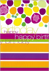 Klappkarte Happy Birthday