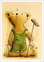Postkarte Der Gartenfreund
