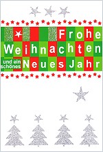 Klappkarte Frohe Weihnachten