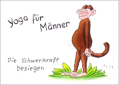 Postkarte Yoga für Männer