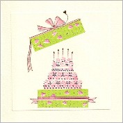 Klappkarte Hochzeitstorte (R*)