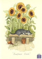 Klappkarte Sunflower Siesta