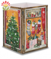 Leuchtender Adventskalender Weihnachtliche Fenster