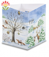 Leuchtender Adventskalender Winterlandschaft