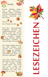 Lesezeichen Herbst-Patchwork, sortiert