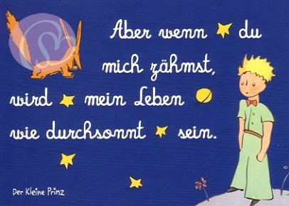 De Saint Exupery Postkarte Der Kleine Prinz 232 Schreib Mal Wieder Karten De