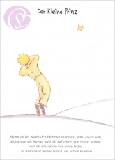 Postkarte Der kleine Prinz, Himmel