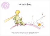 Postkarte Der kleine Prinz, Besuch