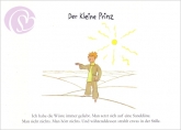 Postkarte Der kleine Prinz, Wüste