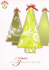 Klappkarte Oh Tannenbaum