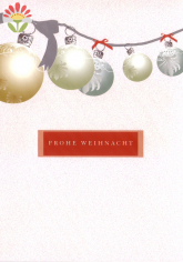 Klappkarte Frohe Weihnacht