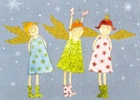 Postkarte Drei Engel