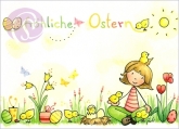 Poskarte Fröhliche Ostern