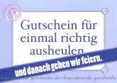 Postkarte Gutschein