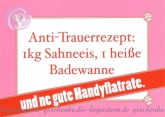 Postkarte Anti-Trauerrezept