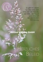 Trauerkarte Es gibt im Leben für alles eine Zeit