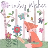 Klappkarte Birthday Wishes, Little Fox
