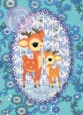 Postkarte Bambis