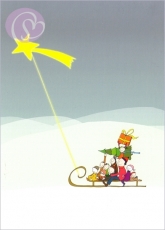 Majewska Tierische Weihnachten Tylkowski Kunstkarte 