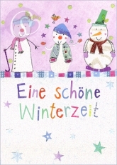 Postkarte Eine schöne Winterzeit