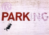 Postkarte Parking (Banksy)