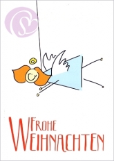 Postkarte Weihnachtsengelchen