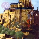 Postkarte Le Mont Saint Michel II